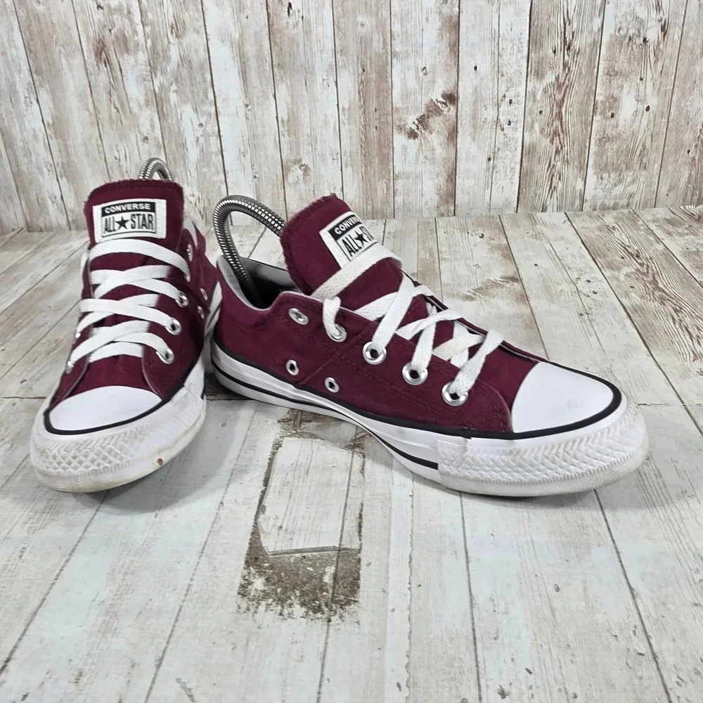 Converse Chuck Taylor All Star Madison Maroon Burgundy‎ Low Top Sneakers 558994F
